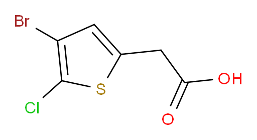 2-(4-bromo-5-chlorothiophen-2-yl)acetic acid