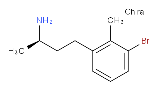 (2R)-4-(3-bromo-2-methylphenyl)butan-2-amine