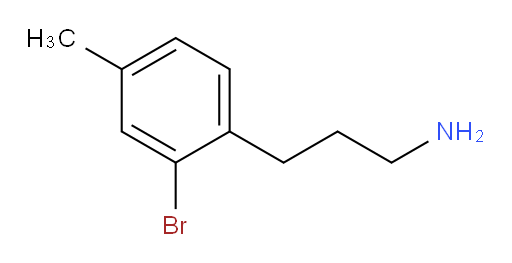 3-(2-bromo-4-methylphenyl)propan-1-amine
