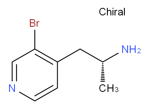 (2R)-1-(3-bromopyridin-4-yl)propan-2-amine