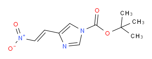 tert-butyl 4-(2-nitroethenyl)-1H-imidazole-1-carboxylate