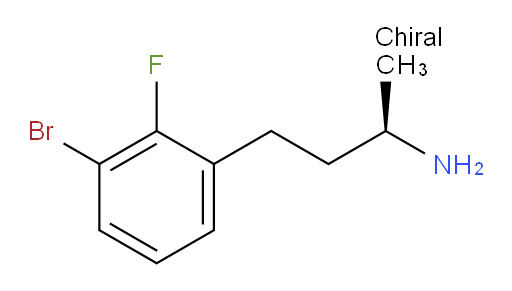 (2R)-4-(3-bromo-2-fluorophenyl)butan-2-amine