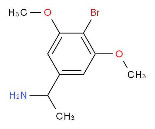 1-(4-bromo-3,5-dimethoxyphenyl)ethan-1-amine