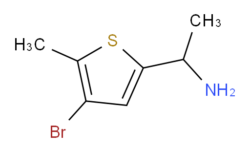 1-(4-bromo-5-methylthiophen-2-yl)ethan-1-amine