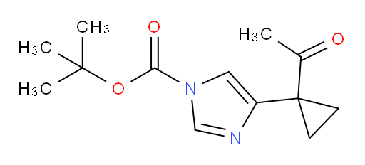 tert-butyl 4-(1-acetylcyclopropyl)-1H-imidazole-1-carboxylate
