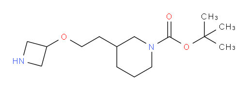 tert-butyl 3-[2-(azetidin-3-yloxy)ethyl]piperidine-1-carboxylate