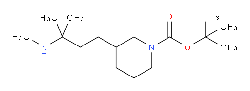 tert-butyl 3-[3-methyl-3-(methylamino)butyl]piperidine-1-carboxylate