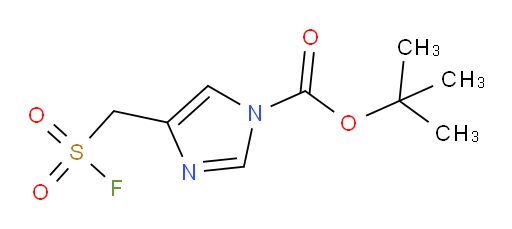 tert-butyl 4-[(fluorosulfonyl)methyl]-1H-imidazole-1-carboxylate