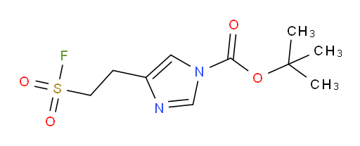tert-butyl 4-[2-(fluorosulfonyl)ethyl]-1H-imidazole-1-carboxylate