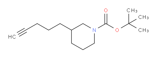 tert-butyl 3-(pent-4-yn-1-yl)piperidine-1-carboxylate