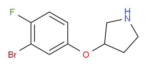 3-(3-bromo-4-fluorophenoxy)pyrrolidine