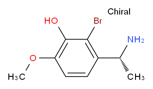 3-[(1R)-1-aminoethyl]-2-bromo-6-methoxyphenol