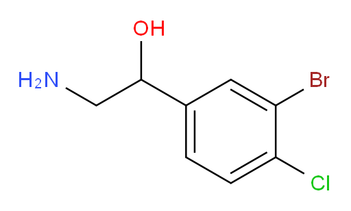 2-amino-1-(3-bromo-4-chlorophenyl)ethan-1-ol