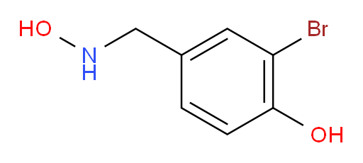 2-bromo-4-[(hydroxyamino)methyl]phenol
