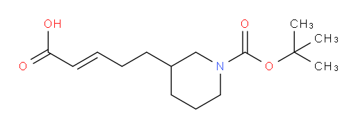 5-{1-[(tert-butoxy)carbonyl]piperidin-3-yl}pent-2-enoic acid