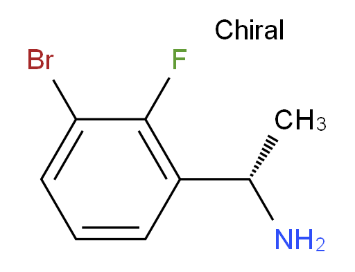 (1S)-1-(3-bromo-2-fluorophenyl)ethan-1-amine