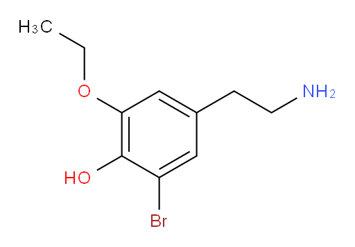 4-(2-aminoethyl)-2-bromo-6-ethoxyphenol