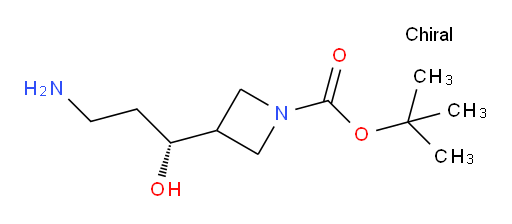 tert-butyl 3-[(1R)-3-amino-1-hydroxypropyl]azetidine-1-carboxylate