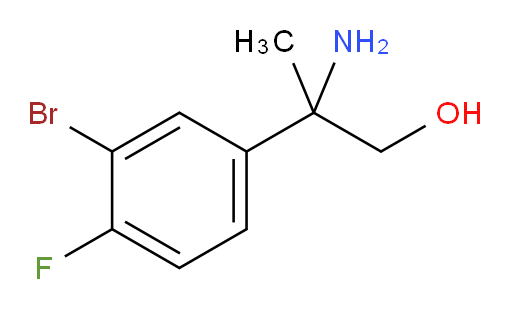 2-amino-2-(3-bromo-4-fluorophenyl)propan-1-ol