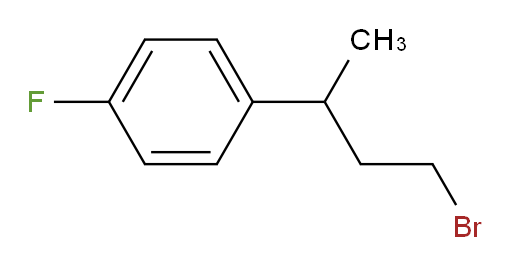 1-(4-bromobutan-2-yl)-4-fluorobenzene