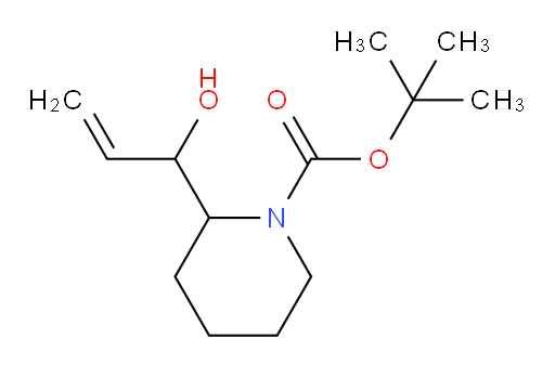 tert-butyl 2-(1-hydroxyprop-2-en-1-yl)piperidine-1-carboxylate