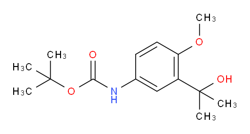 tert-butyl N-[3-(2-hydroxypropan-2-yl)-4-methoxyphenyl]carbamate