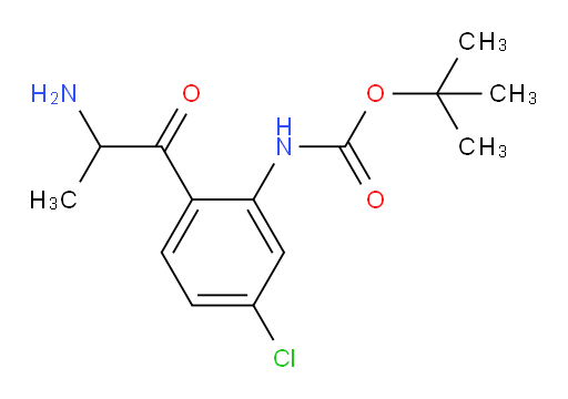 tert-butyl N-[2-(2-aminopropanoyl)-5-chlorophenyl]carbamate