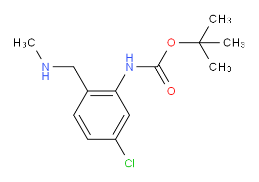 tert-butyl N-{5-chloro-2-[(methylamino)methyl]phenyl}carbamate