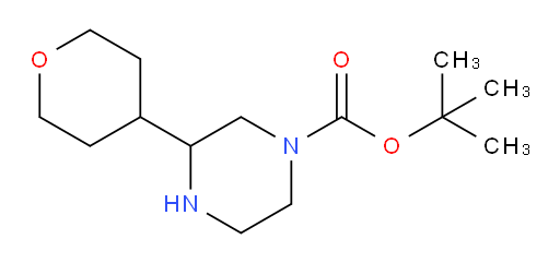 tert-butyl 3-(oxan-4-yl)piperazine-1-carboxylate