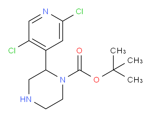 tert-butyl 2-(2,5-dichloropyridin-4-yl)piperazine-1-carboxylate