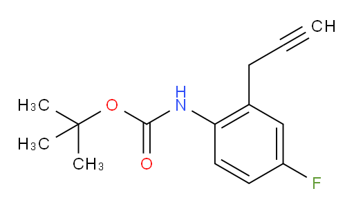 tert-butyl N-[4-fluoro-2-(prop-2-yn-1-yl)phenyl]carbamate