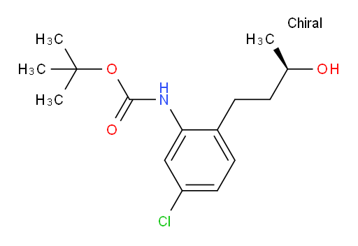 tert-butyl N-{5-chloro-2-[(3R)-3-hydroxybutyl]phenyl}carbamate