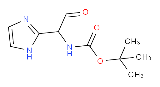 tert-butyl N-[1-(1H-imidazol-2-yl)-2-oxoethyl]carbamate