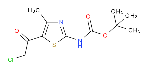 tert-butyl N-[5-(2-chloroacetyl)-4-methyl-1,3-thiazol-2-yl]carbamate