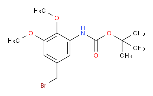 tert-butyl N-[5-(bromomethyl)-2,3-dimethoxyphenyl]carbamate