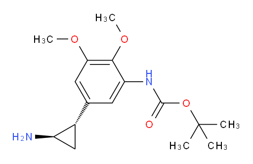 rac-tert-butyl N-{5-[(1R,2S)-2-aminocyclopropyl]-2,3-dimethoxyphenyl}carbamate