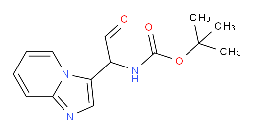 tert-butyl N-(1-{imidazo[1,2-a]pyridin-3-yl}-2-oxoethyl)carbamate