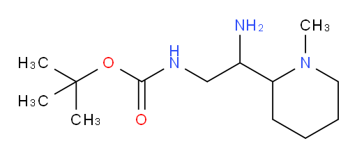 tert-butyl N-[2-amino-2-(1-methylpiperidin-2-yl)ethyl]carbamate
