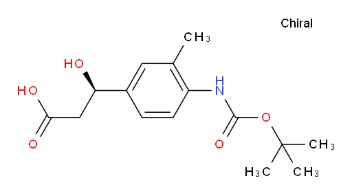 (3R)-3-(4-{[(tert-butoxy)carbonyl]amino}-3-methylphenyl)-3-hydroxypropanoic acid