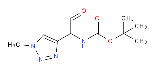 tert-butyl N-[1-(1-methyl-1H-1,2,3-triazol-4-yl)-2-oxoethyl]carbamate