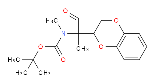 tert-butyl N-[2-(2,3-dihydro-1,4-benzodioxin-2-yl)-1-oxopropan-2-yl]-N-methylcarbamate