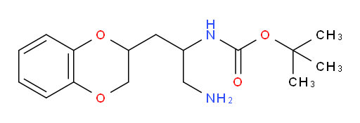 tert-butyl N-[1-amino-3-(2,3-dihydro-1,4-benzodioxin-2-yl)propan-2-yl]carbamate