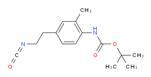 tert-butyl N-[4-(2-isocyanatoethyl)-2-methylphenyl]carbamate