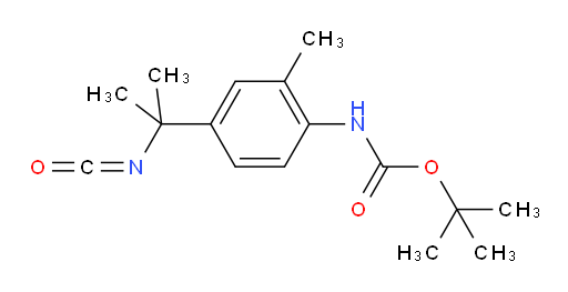 tert-butyl N-[4-(2-isocyanatopropan-2-yl)-2-methylphenyl]carbamate