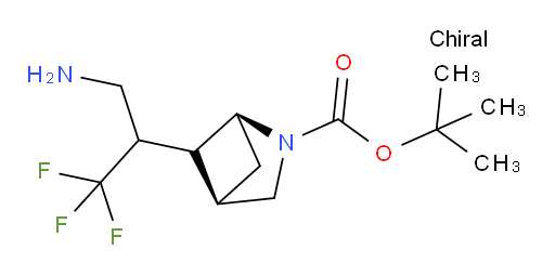tert-butyl (1S,4R)-5-(3-amino-1,1,1-trifluoropropan-2-yl)-2-azabicyclo[2.1.1]hexane-2-carboxylate
