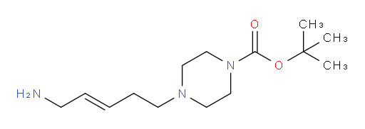 tert-butyl 4-(5-aminopent-3-en-1-yl)piperazine-1-carboxylate