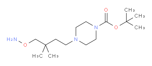tert-butyl 4-[4-(aminooxy)-3,3-dimethylbutyl]piperazine-1-carboxylate