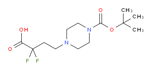 4-{4-[(tert-butoxy)carbonyl]piperazin-1-yl}-2,2-difluorobutanoic acid