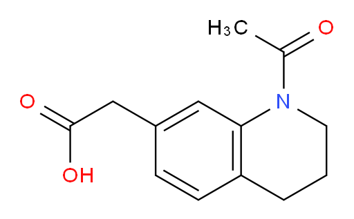 2-(1-acetyl-1,2,3,4-tetrahydroquinolin-7-yl)acetic acid