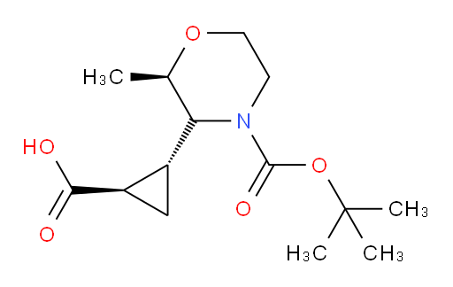 (1RS,2RS)-2-[(2R)-4-[(tert-butoxy)carbonyl]-2-methylmorpholin-3-yl]cyclopropane-1-carboxylic acid